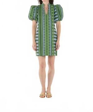 NEW EMILY MCCARTHY hampton mini dress in forest jubilee